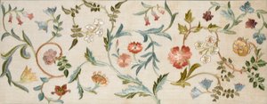 A Garden Piece, 1938 (broderi, ull & siden på linne) av May Morris
