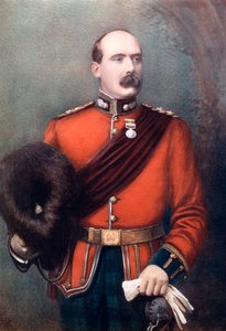 Överstelöjtnant AW Thorneycroft, befäl över Thorneycrofts beridna infanteri, 1902. av Mayall