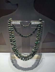 Jadekrage, sen klassisk period, 600-900 AD (jade) av Mayan