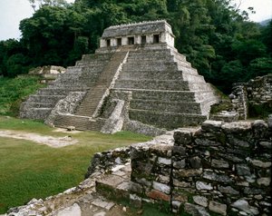 Inskrifternas tempel av Mayan