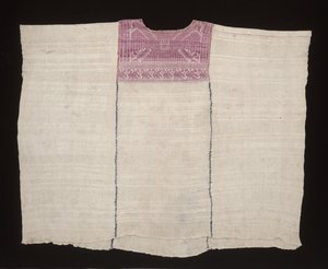 Cofradia huipil, troligen ca 1875 (bomull, siden) av Mayan Mayan