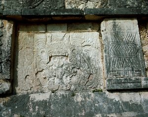 Venus-plattformen på Great Plaza, 750-1200 av Mayan Mayan