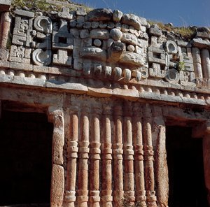 Utsikt över palatset av Mayan Mayan
