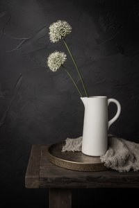 Rustikt stilleben med allium