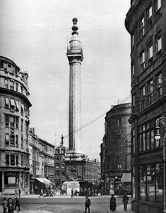 Monumentet till den stora branden, London, 1926-1927.