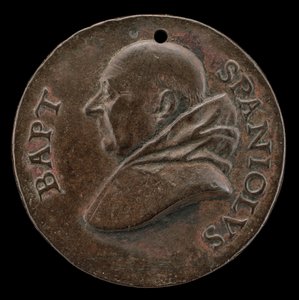 Battista Spagnoli av Mantua, 1447-1516, karmelitpoet [framsidan], ca. 1513. av Mea