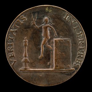 Sanningen flyr från en bok [omvänd], c. 1510. av Mea