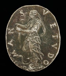 Mildhet som står på en orm [omvänt]. av Medallist T.R.