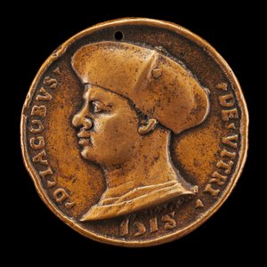 Jacques de Vitry-La Lière, död 1515, kanon, dekanus och kansler [framsidan], 1518. av Medallist of 1518