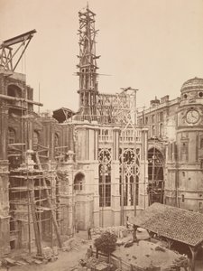 Restaurering av Sainte Chapelle av Mederic Mieusement
