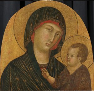 Jungfru och barn Madonna och barn av Meester van Badia a Isola