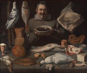 Köksscen Köksscen (Bodegone) av Meester van de Amsterdamse Bodegón
