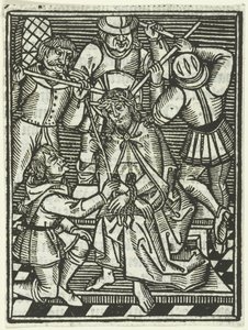 Törnkronan av Meester van de Delbecq Schreiber Passie (attributed to)
