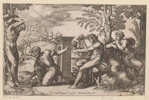 Apollo i Marsyas av Meester van de Dobbelsteen