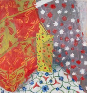 Stillleben i papper, 2011 (olja på duk)