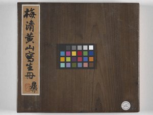 12 vyer av Huangshan (bläck på siden) av Mei Qing