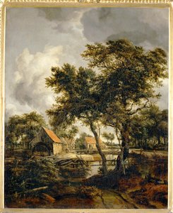 Le Moulin a eau - vattenkvarnen ... av Meindert Hobbema