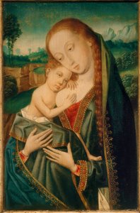 Madonna och barn av Meister der Magdalenenlegende