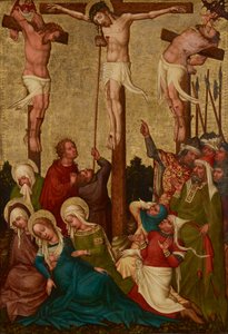 Kristi korsfästelse av Meister der St. Lambrechter Votivtafel