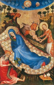 Nativity (tempera på panelen)