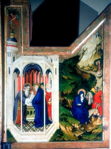 Presentationen vid templet och flykten till Egypten, 1394-1399