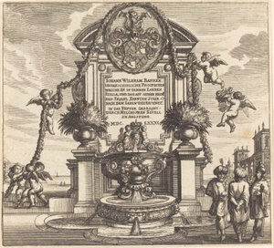 Titelsida av Melchior Küsel after Johann Wilhelm Baur