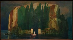 De dödas ö (kopia efter A.Böcklin)