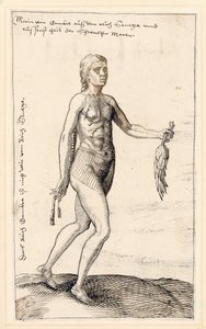 En kvinna från Gambia, 1583 av Melchior Lorck
