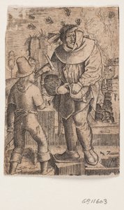 Mannen med säckpipan av Melchior Lorck