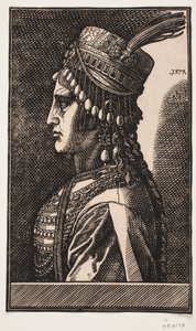 Adlig turkisk dam av Melchior Lorck
