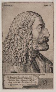 Porträtt av Albrecht Dürer av Melchior Lorck