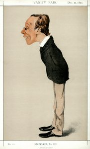 En radikal ledare, Henry Fawcett MP, brittisk politiker och ekonom, 1872.