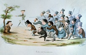 Slutet på en karikaturist, 1860