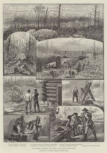 Denison Gold-Mines, nära Algoma, Lake Huron, Upper Canada av Melton Prior