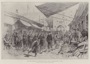 Det grekisk-turkiska kriget, Bluejackets of HMS Anson Route-Marching in Canea av Melton Prior