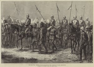 Zulukriget, ambassadörernas återkomst från Cetewayo till Lord Chelmsford