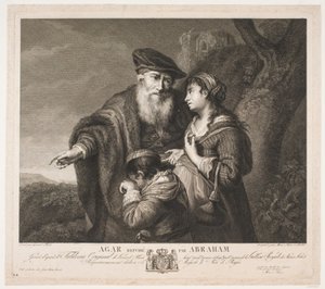 Hagar förnekade av Abraham