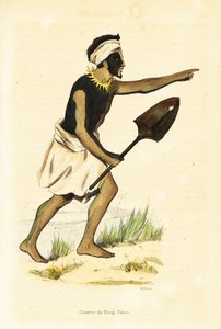 Krigare från Tongatapu, kungariket Tonga av Mercier Mercier
