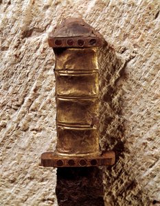 Merovingerkonst: Handle of Spee, 600-talet. Gaule, National Museum of Archaeology of Saint Germain en Laye