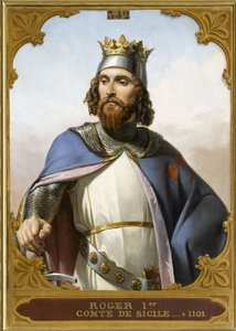 Roger I av Sicilien 1031-1101, 1840-talet.
