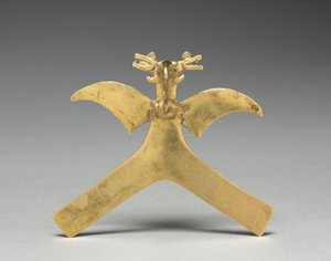 Fågelhänge, ca. 1000-1550 (gjutet guld)