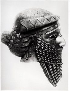 Huvud av Sargon I (ca 2334-2279 f.Kr.) 2400-2200 f.Kr. (koppar) (se även 189592)