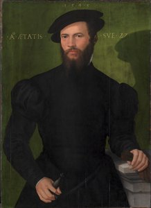 Porträtt av en gentleman 27 år av Mesteren fra 1540