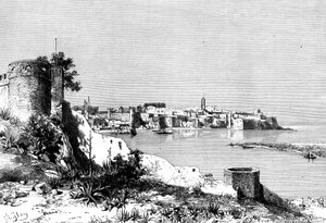 Rabat och Bou-Regreg-flodens mynning, Marocko, 1895.