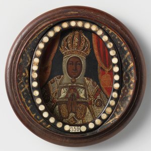 Svarta Madonna, anonym, 1650-99 av Mexican School
