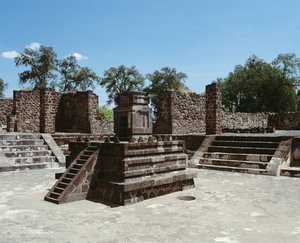 Palace of Atetelco av Mexican School