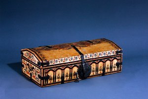 Trunk (målat läder på trä)