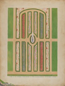 Parterre - J.W. Wood, ca. 1936.