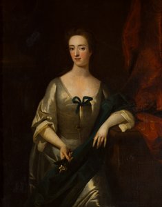 Porträtt av Charlotte Lady Myddelton (1679-1731), ca 1699-1731 (olja på duk) av Michael (circle of) Dahl