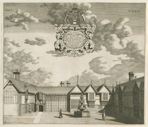 Chartley Manor House: gravyr, nd [1653-1686] (tryck) av Michael Burghers